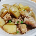 新じゃがの皮はむかない?芽に毒がある?新たまねぎと鶏肉の簡単煮物