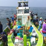 神奈川平塚港の浅八丸のライトルアー船で船釣り!レンタルで初心者にもおすすめ